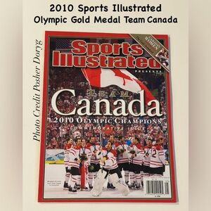 New 2010 Sports Illustrated Team Canada 2010 Magazine